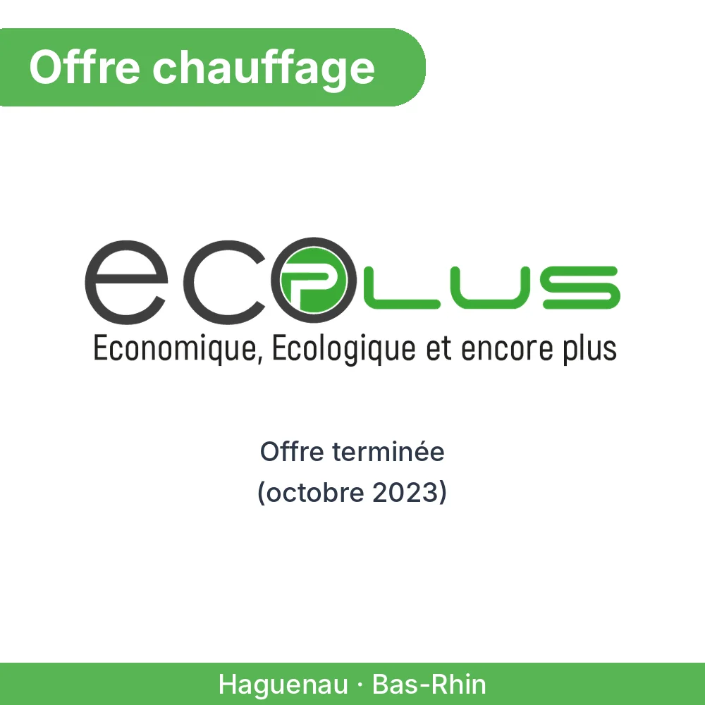 EcoPlus - Offre chauffage