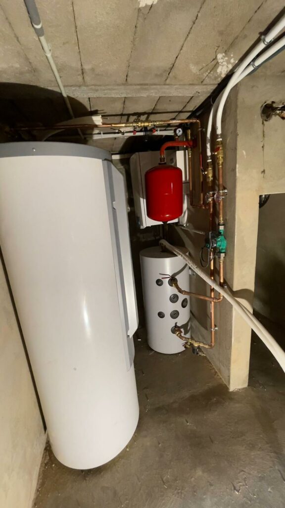 installation pompe à chaleur air/eau et chauffe-eau thermodynamique HUNSPACH Bas-Rhin