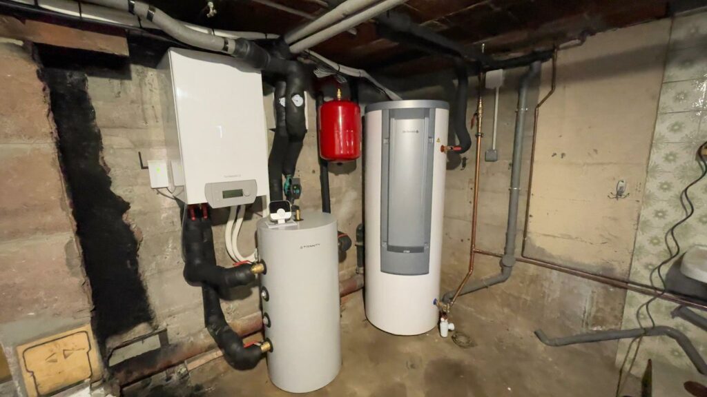 installation pompe à chaleur air/eau et chauffe-eau thermodynamique HUNSPACH Bas-Rhin