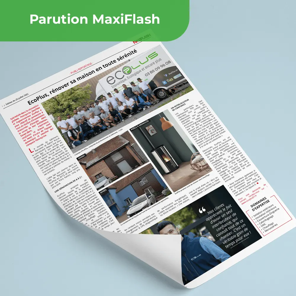EcoPlus - Parution MaxiFlash
